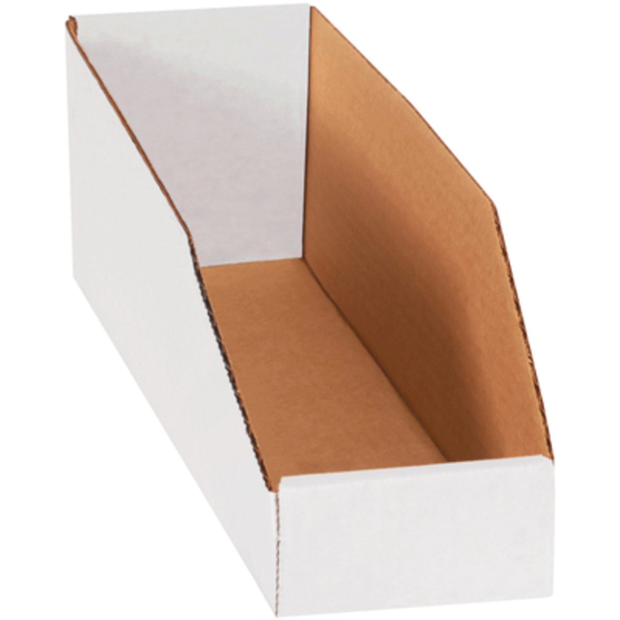4 x 15 x 4 1/2in. White Bin Boxes 50/CS, Height 4.5 in, Width 4 in, Bins Included (qty.) 50 Model# BINMT415